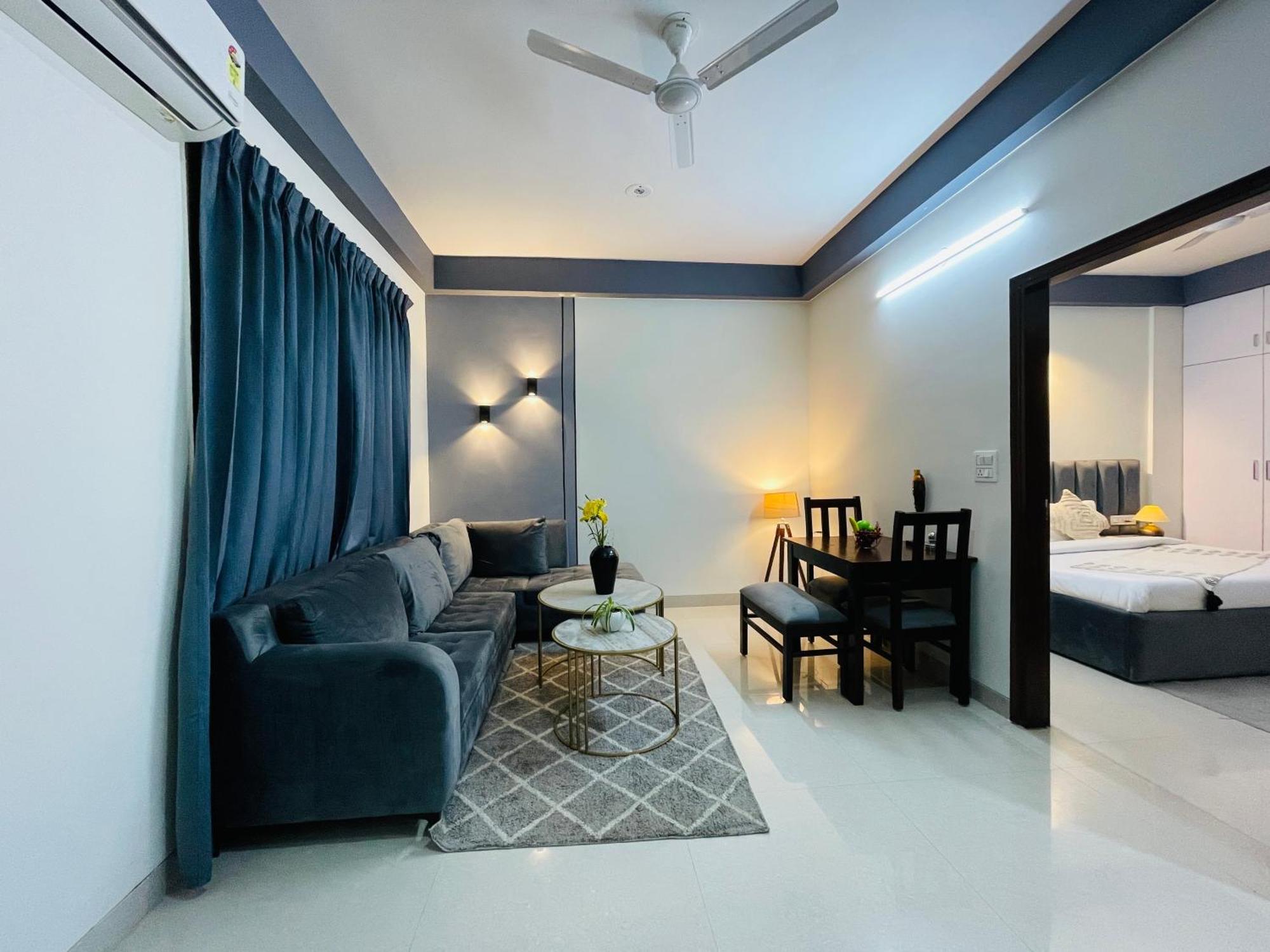 Bedchambers Serviced Apartment, Medicity Gurgaon Buitenkant foto