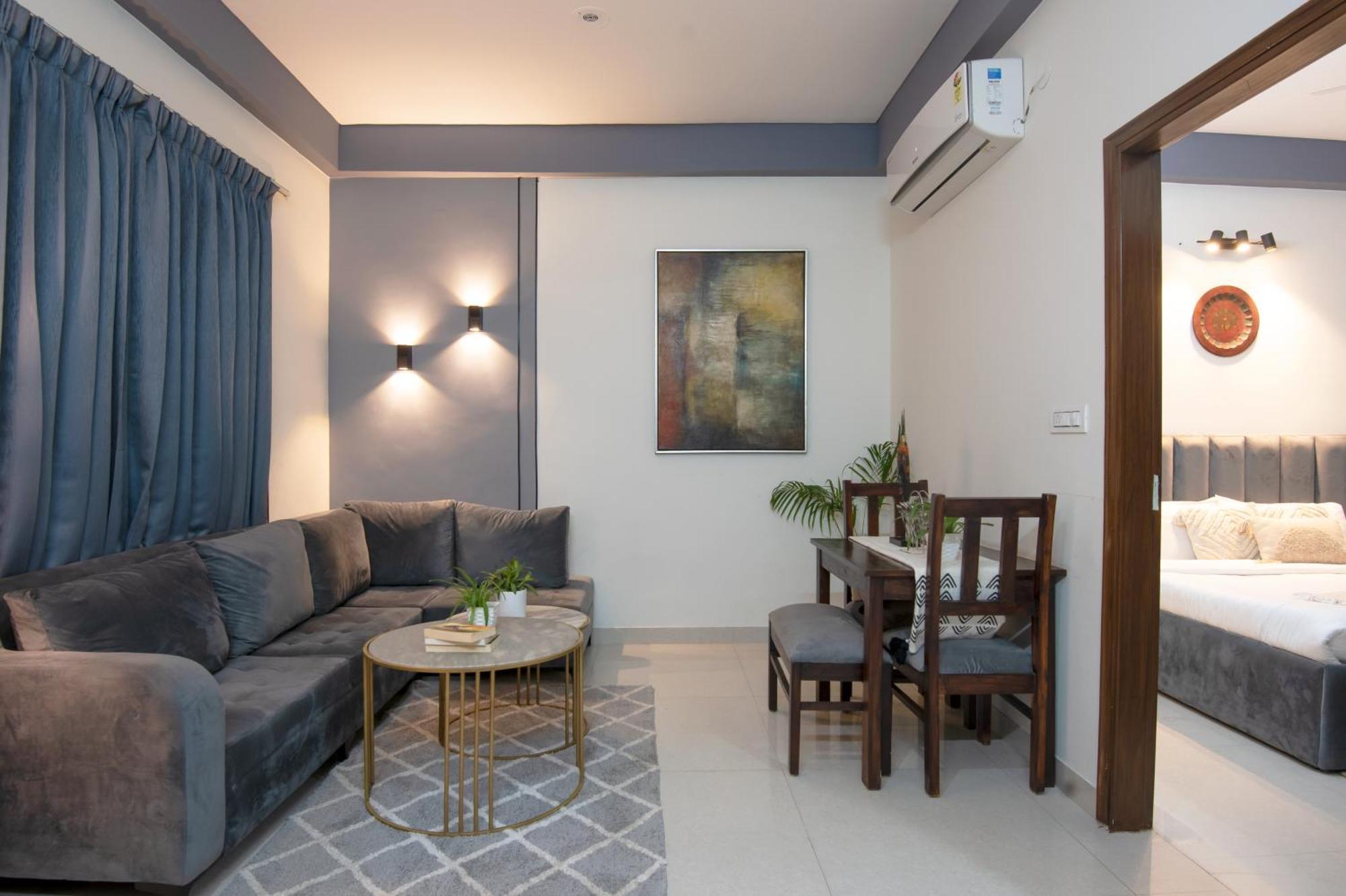 Bedchambers Serviced Apartment, Medicity Gurgaon Buitenkant foto