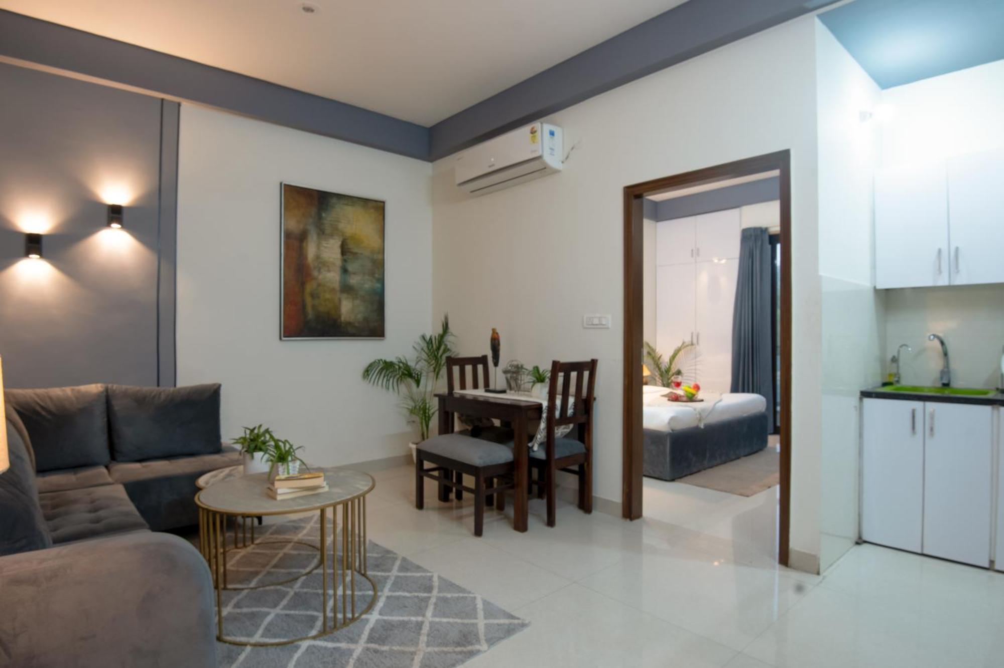 Bedchambers Serviced Apartment, Medicity Gurgaon Buitenkant foto